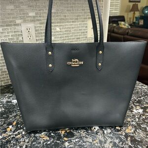 COACH 2020 Town Tote with Gold Accents